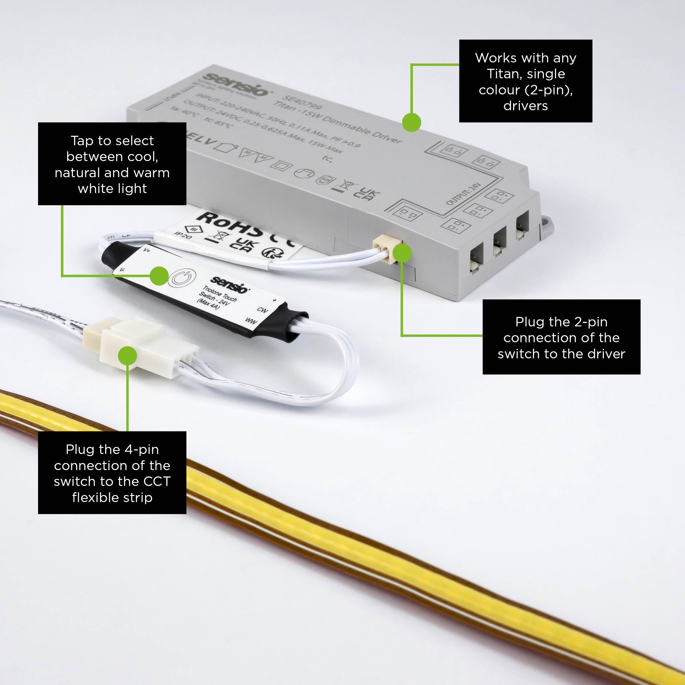 TrioTone® Touch Switch