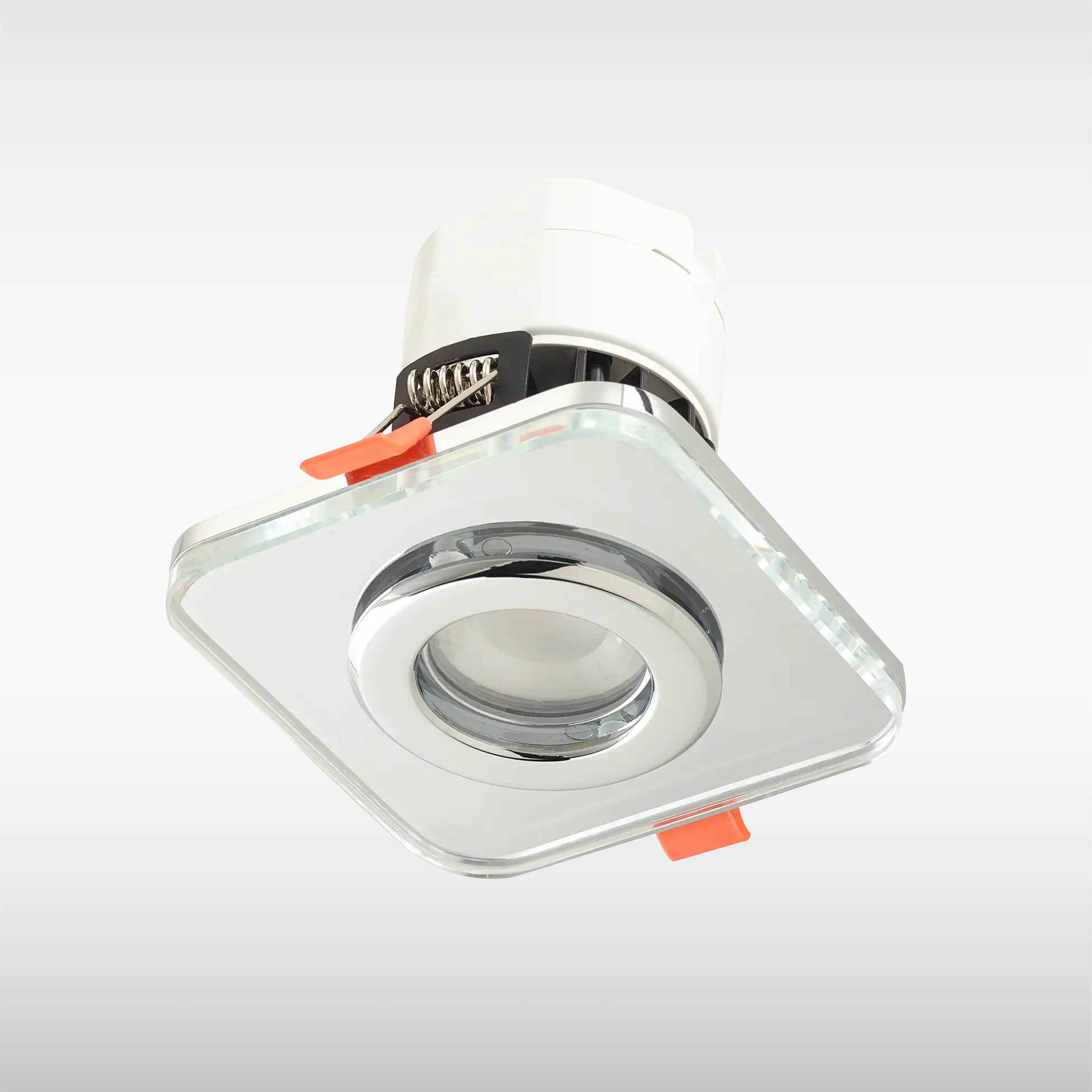 Cube TrioTone® Glass Bezel Downlight #finish_clear